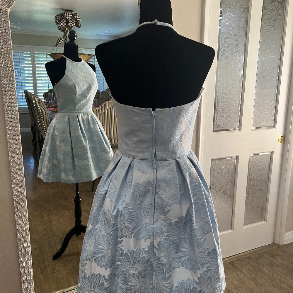 Sherri Hill light blue dress